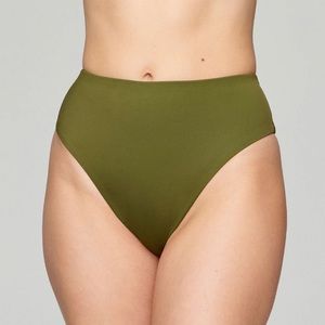 CUUP Highwaist Swim Bottoms, Size 2 or Small.
